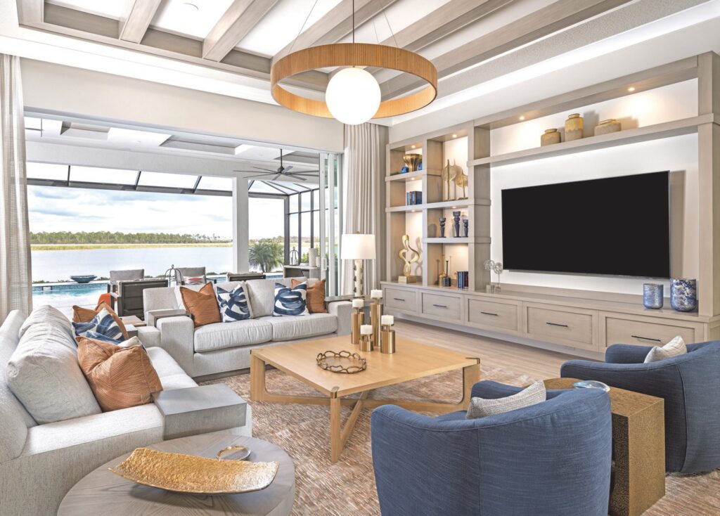 Covington III's open concept design is perfect for hosting friends and family at ParadiesParadies.