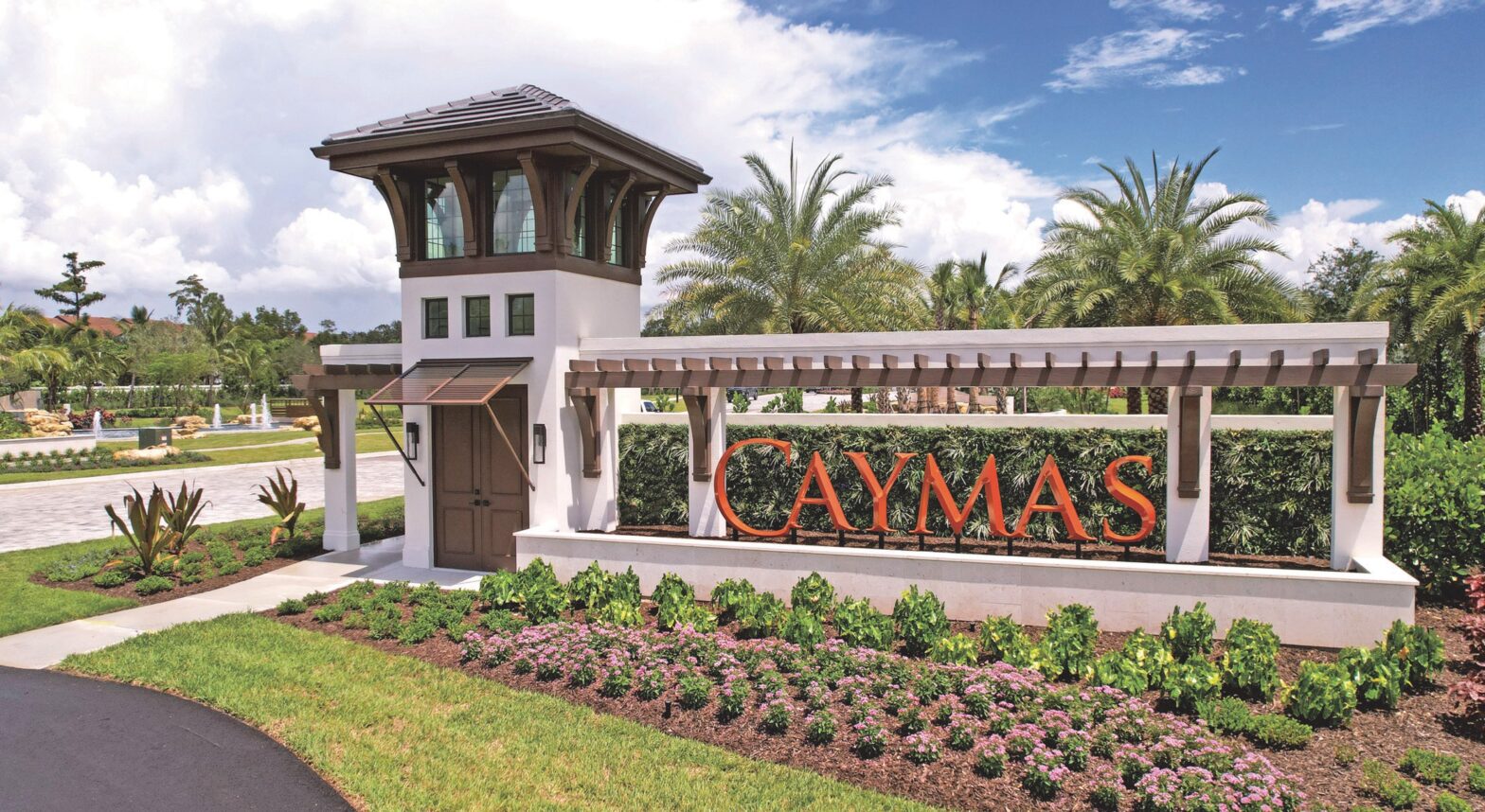 Only Caymas community in Naples where you can view 8 luxury home models