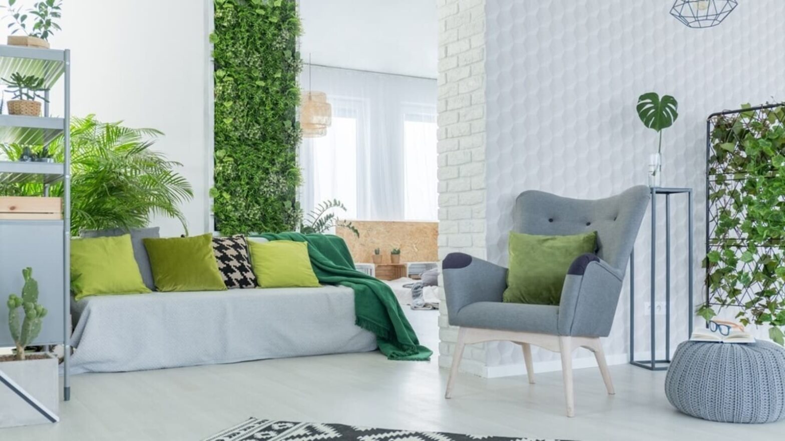 Green corners for planting murals: Master the trend towards sustainable decoration and indoor gardens