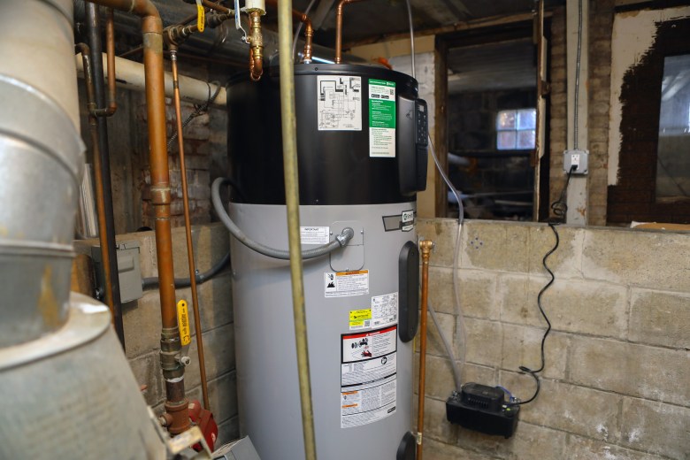 Marisol Genao installed a new eco-friendly water heater in her home in Cypress Hills, Brooklyn.