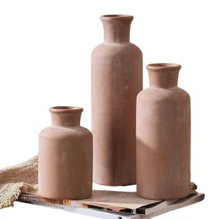 Rustic ceramic farmhouse vase by Luka