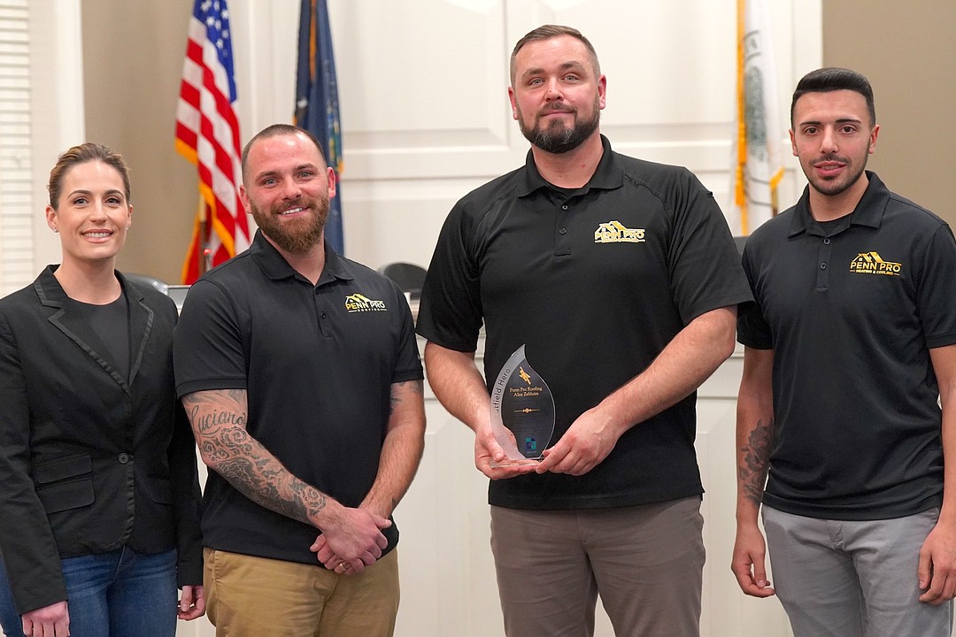 Hatfield Heroes – including Penn Pro Roofing – are honored for supporting hurricane victims in Asheville, North Carolina