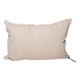 Washed linen cushion