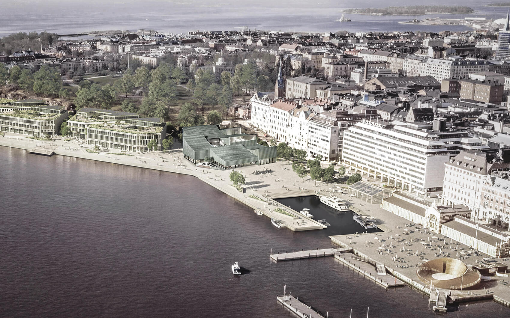 a competition entry for the design of the new Finnish Museum of Architecture and Design