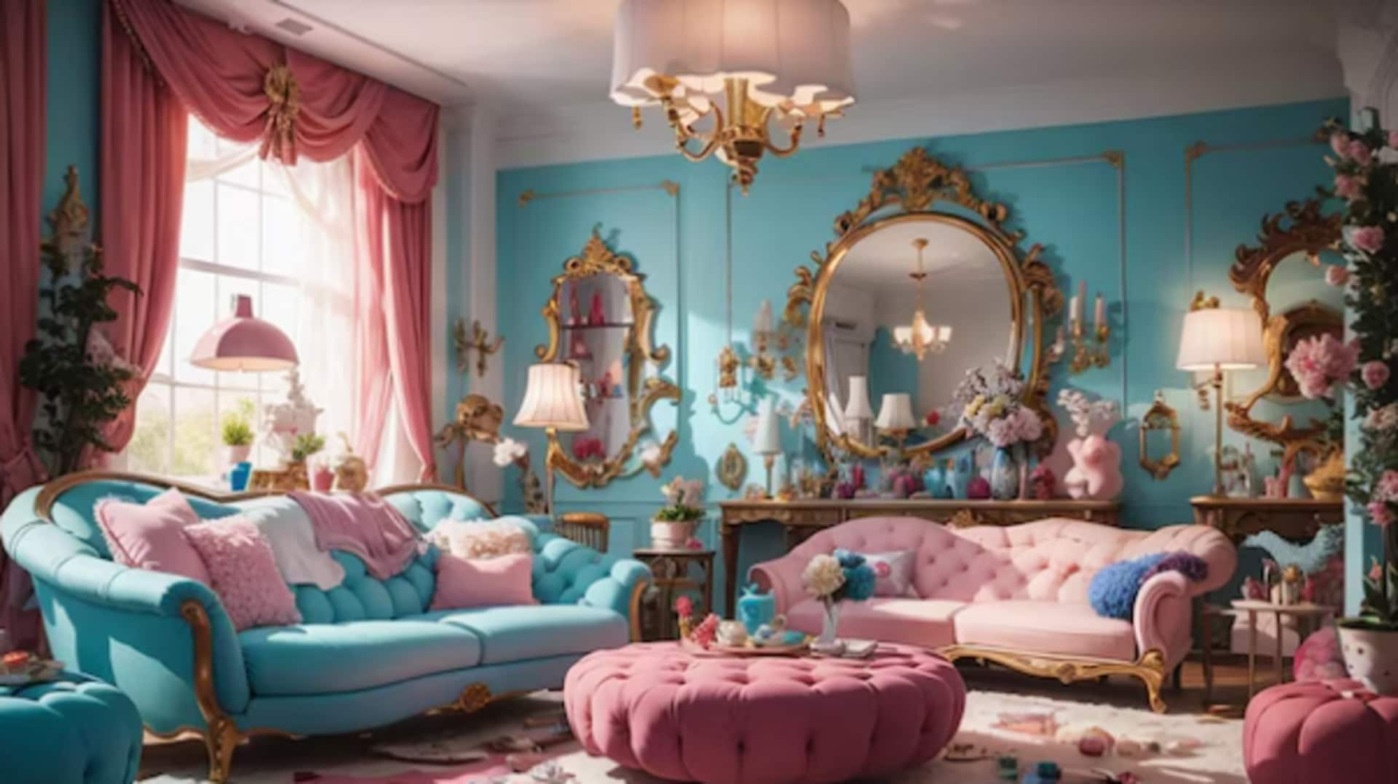 Immerse yourself in the whimsical “Alice in Wonderland” decorations