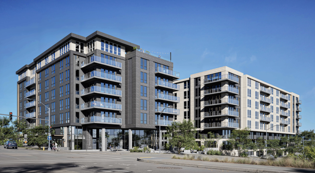 Midrise apartment project in Bellevue is currently under review