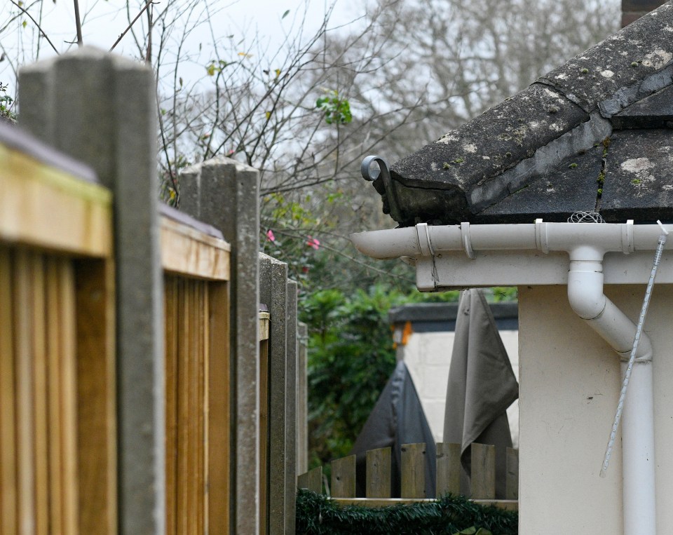 The gap between Ms. Lawrence's property and the fence