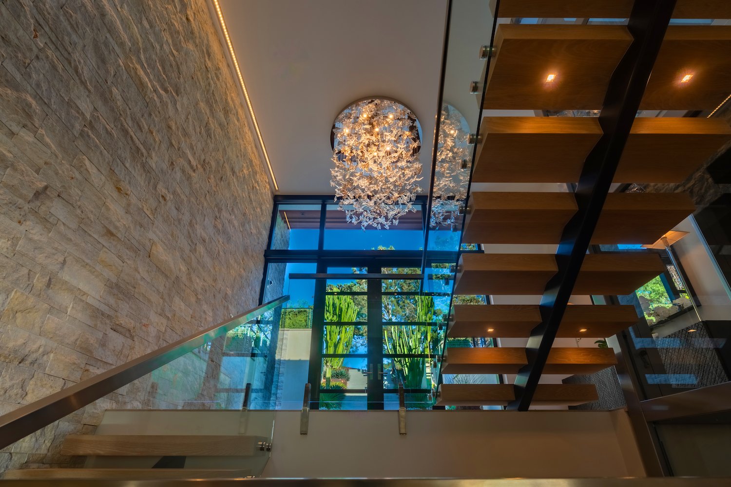 Interior of a luxury San Diego home in Del Mar owned by Kerry and Corrine Marsh 