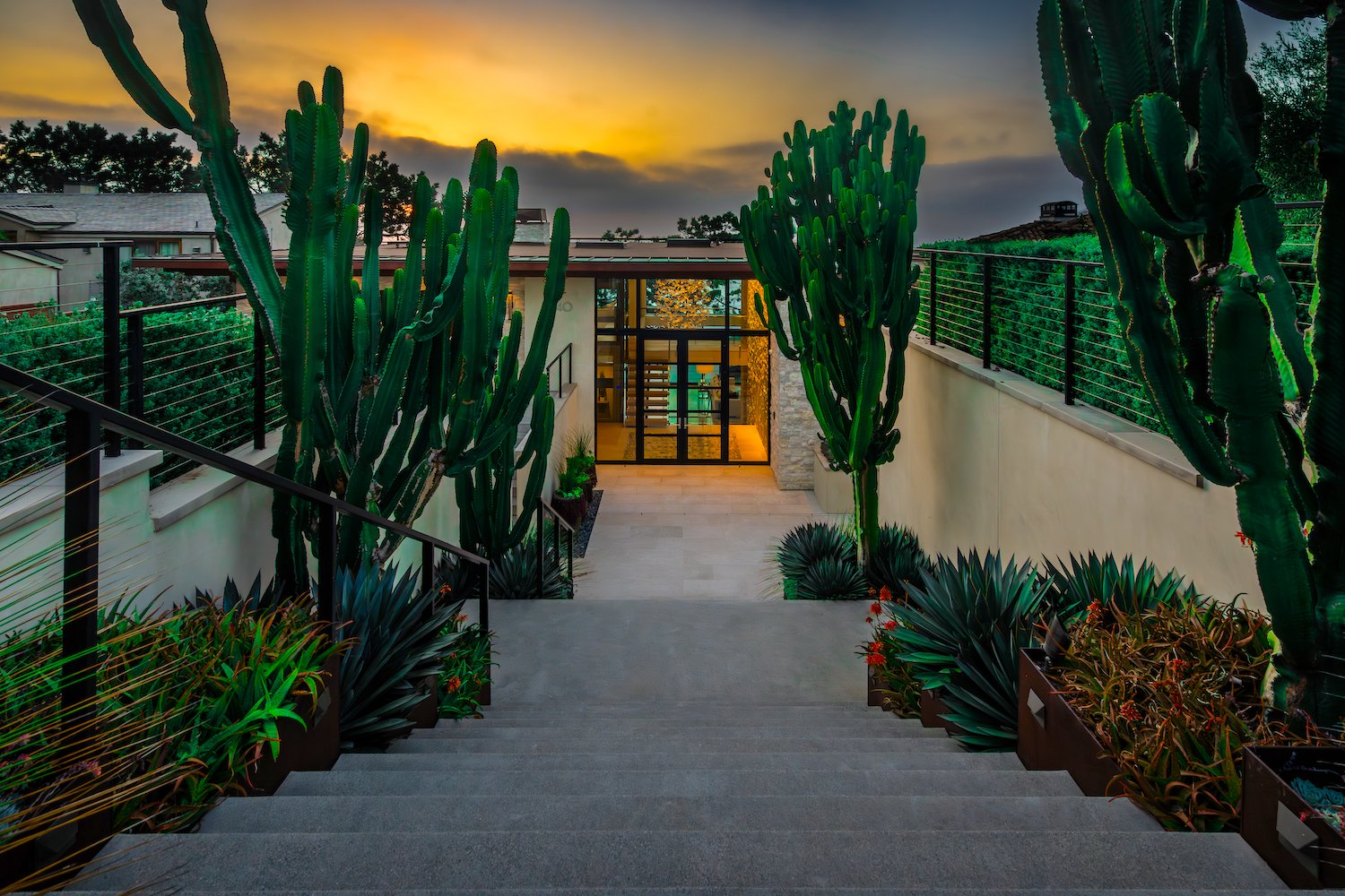 Inside the 5,000-square-foot modernist home built into a cliff