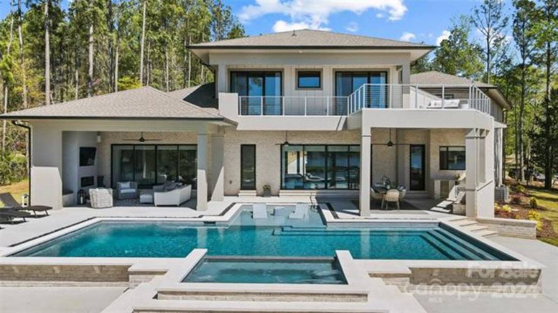 A home on Martha's Vineyard Road on Lake Wylie with a pool, spa and more sold for more than $3 million in November.