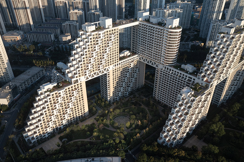 Safdie Architects complete the second phase of the Habitat '67-inspired project in Qinhuangdao