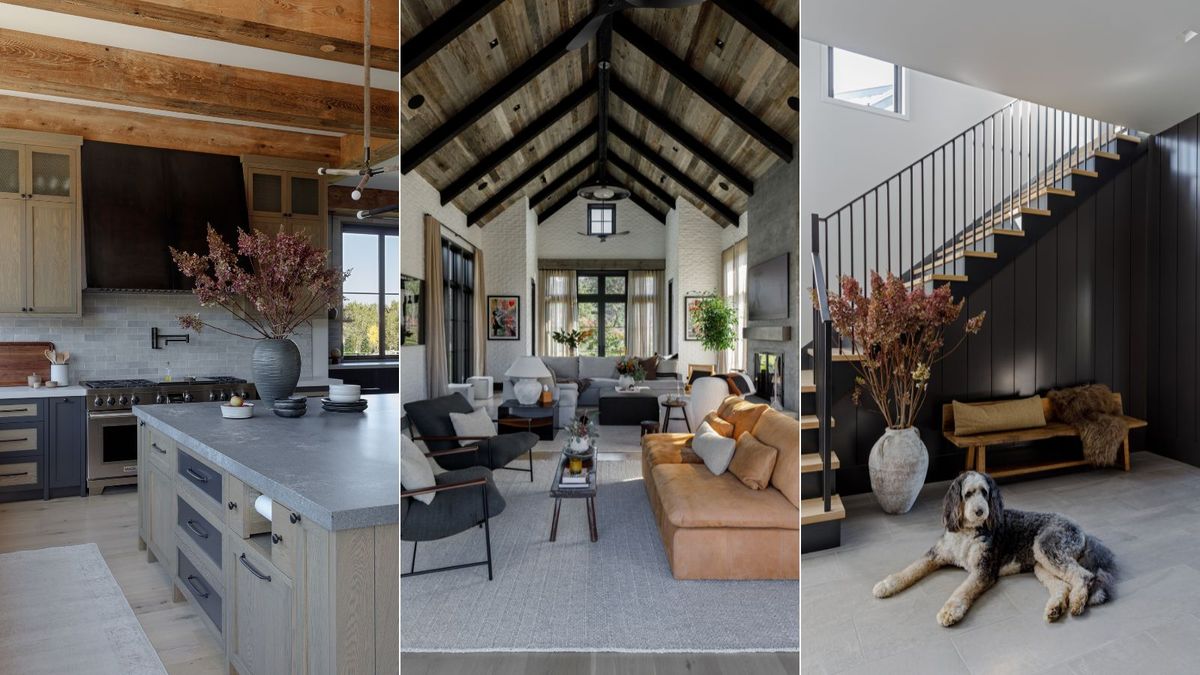 Tour this modern, organic and rustic industrial home