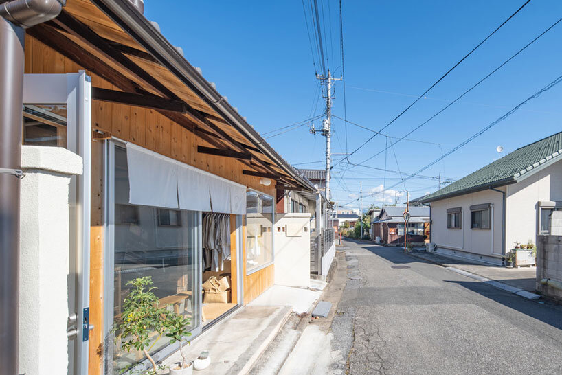 A Japanese wooden house turns into a traditional vegetable shop in Kiryu