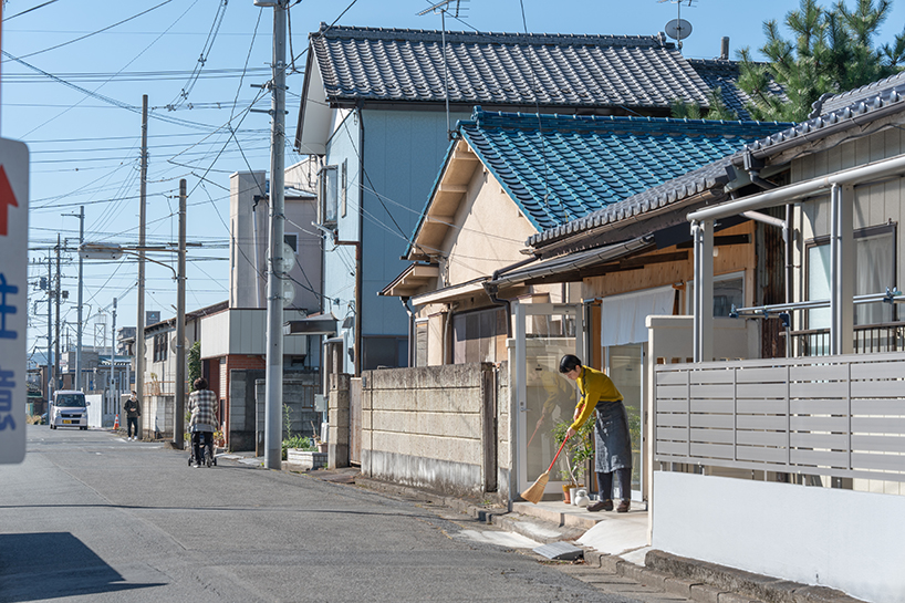 A Japanese wooden house turns into a traditional vegetable shop in Kiryu