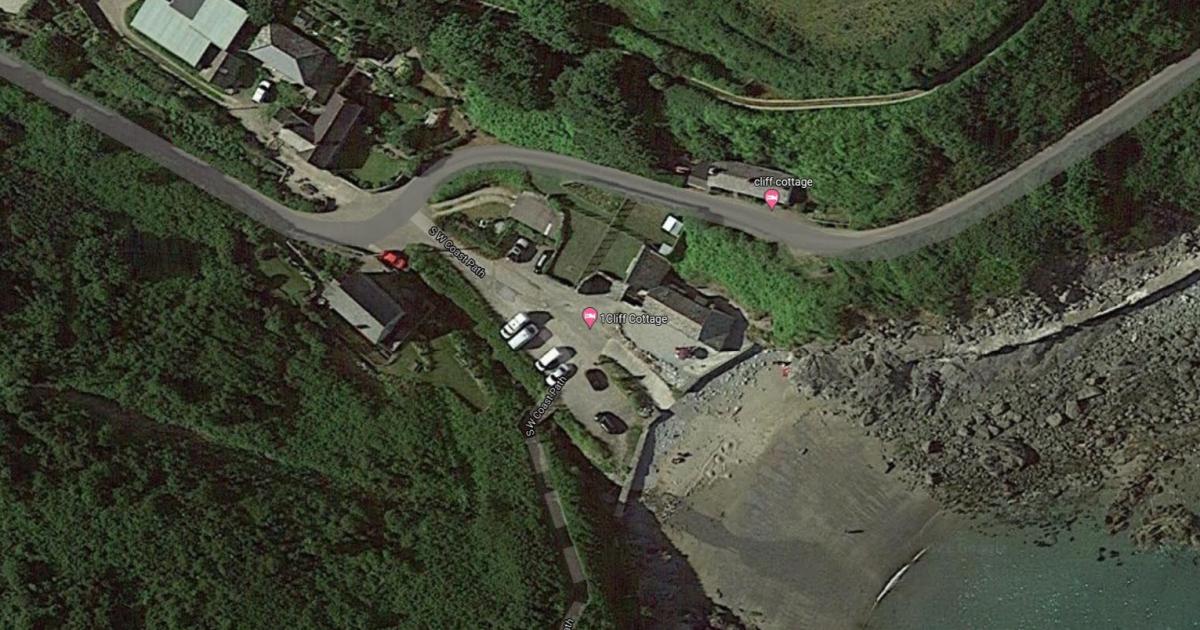 Payment machine and ANPR camera in car park in Cornwall