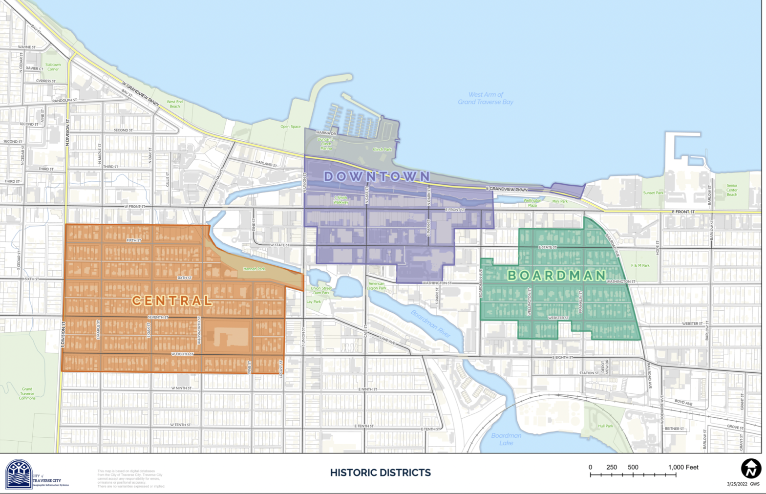 The proposal seeks to expand and add historic TC districts