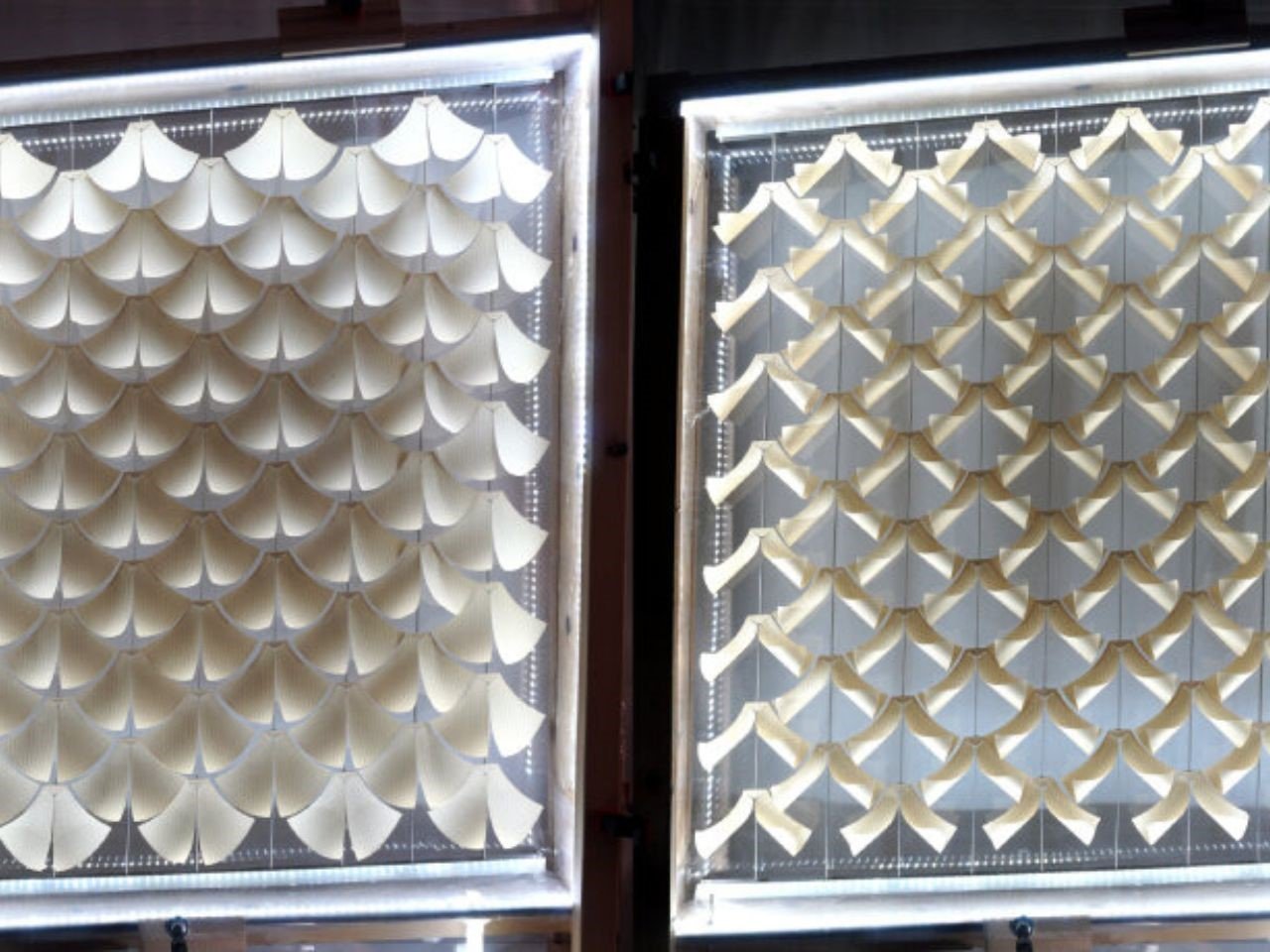 This 4D printed bio-inspired smart shade moves even without electricity without electricity