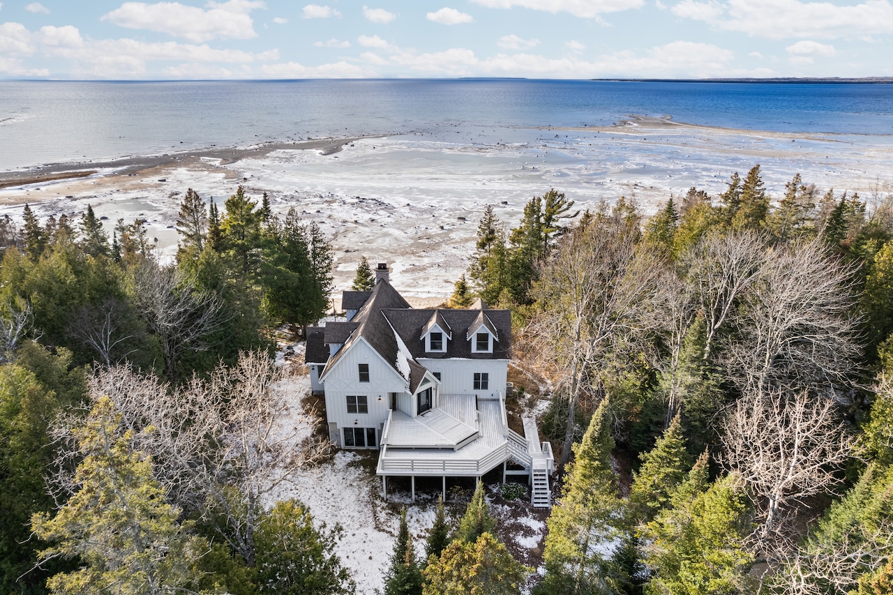 Escape to your private Beaver Island -oasis with extensive Lake Michigan beach front