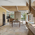 Life cycle house / Steffen Welsch Architects - interior photography, wood, kitchen, worktop, chair, table