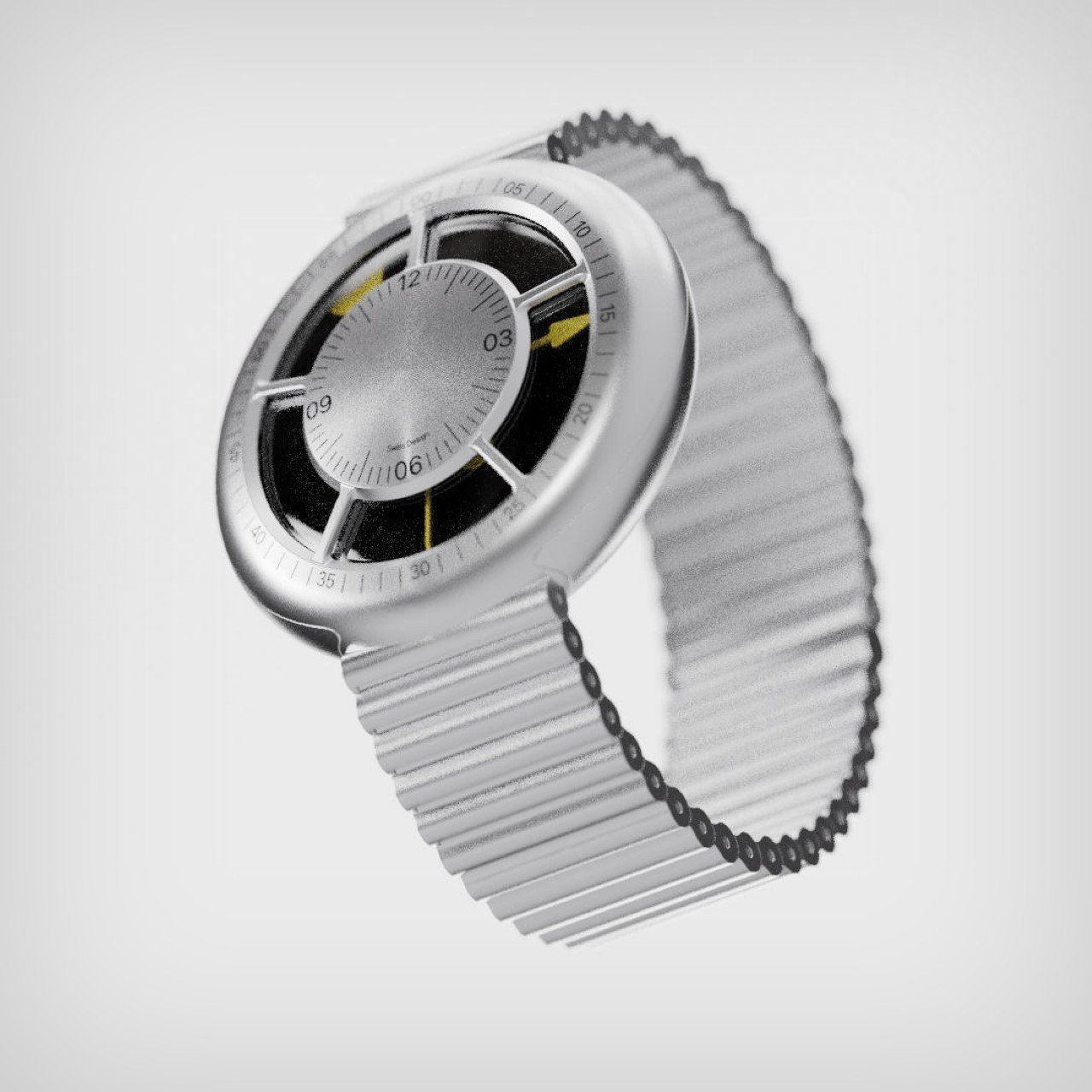 This radical watch design transforms the body into a closure