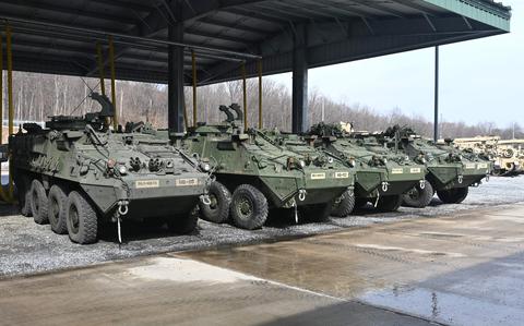 Stryker Brigade of the National Guard of Pennsylvania, which receives hundreds of improved vehicles