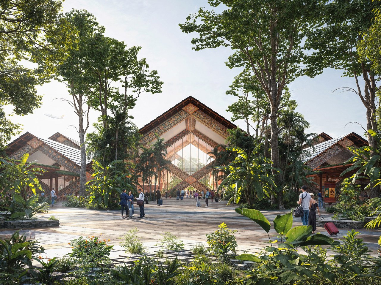 Big's unique design for GelPhu International Airport combines passengers with Bhutan's natural beauty