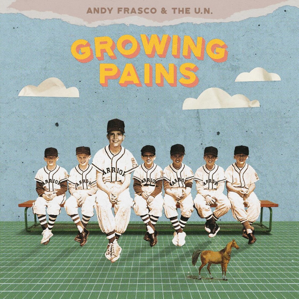 Andy Frasco 'Growing Pains' Album Kunstwerk