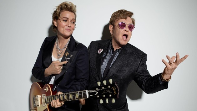 Elton John & Brandi Carlile Drop New Video for 'Swing for the Fance' - X101 always classic