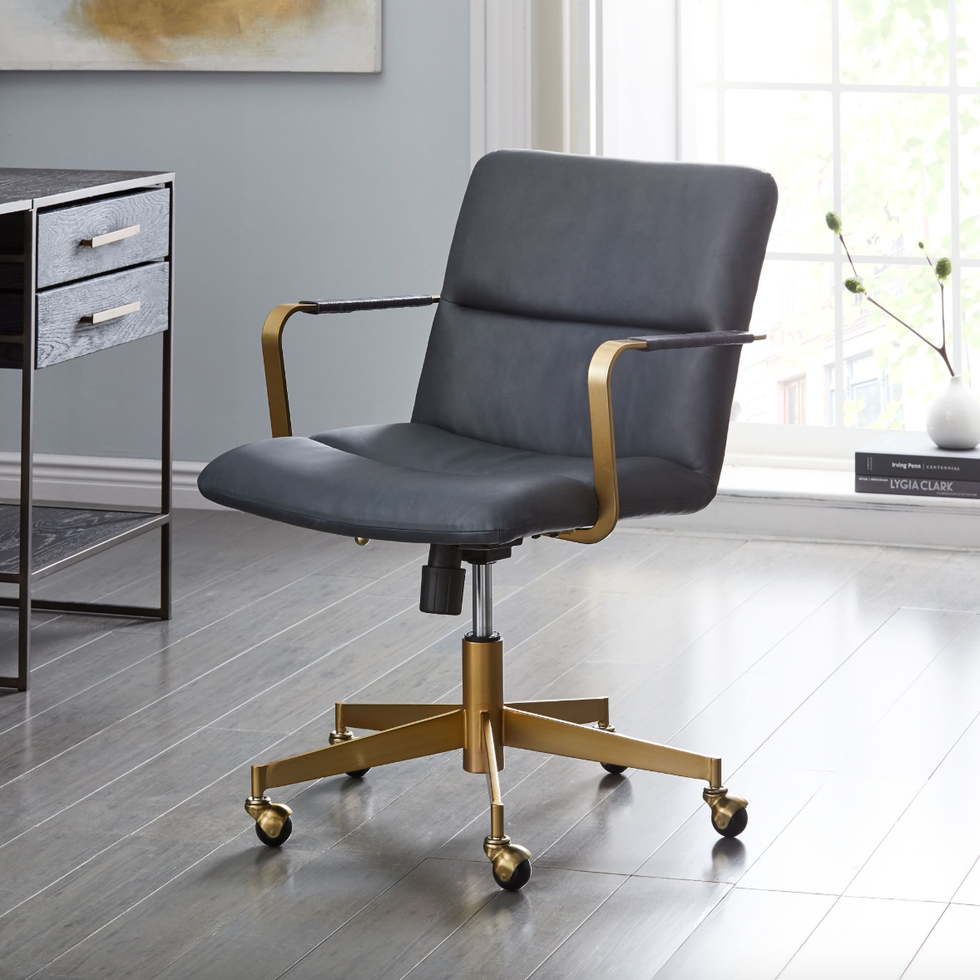 Cooper Mid Century Leather swivel chair for leather Cooper Mid Century Leather swivel chair for leather