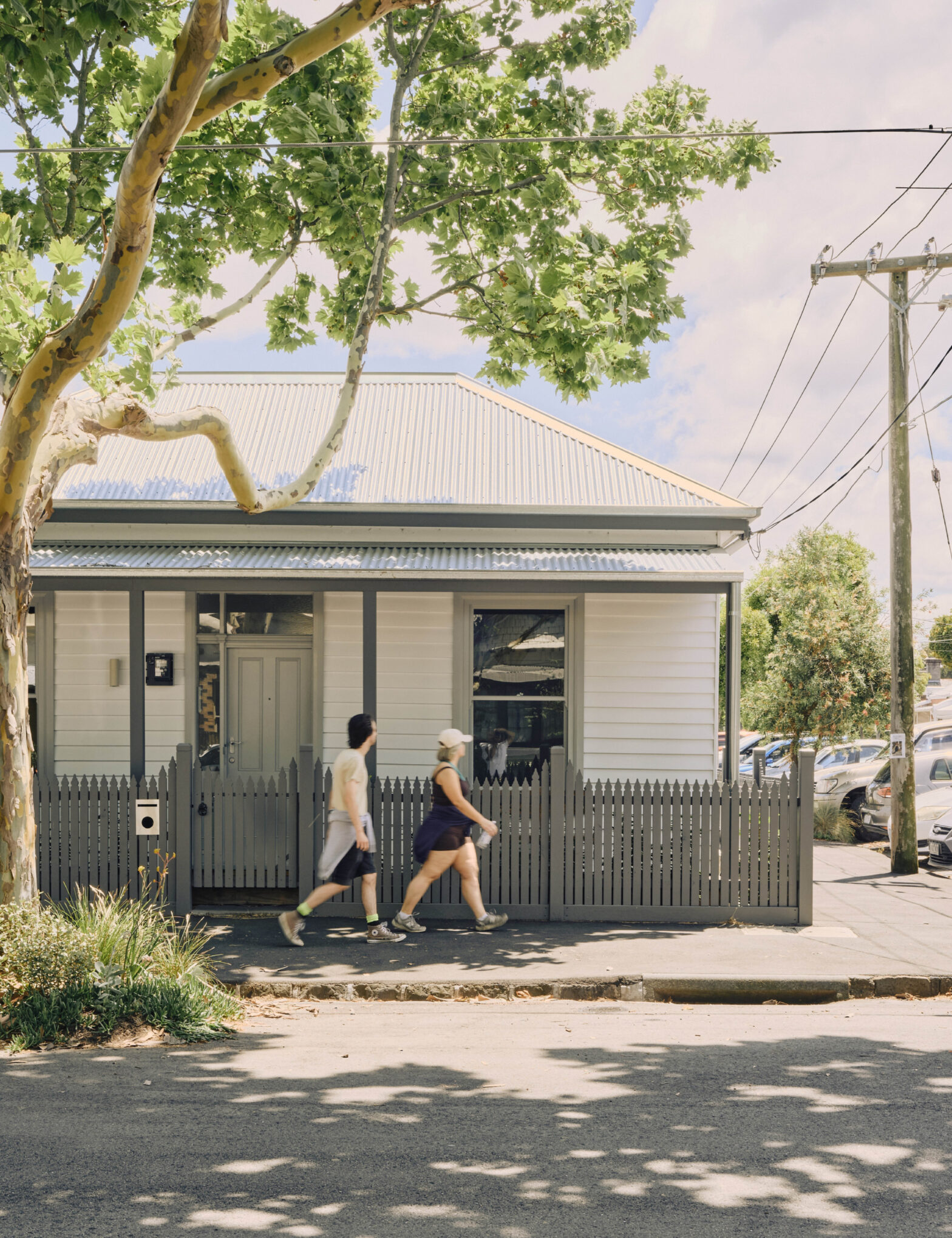 This weather board hides a barn -like addition to Say Architecture