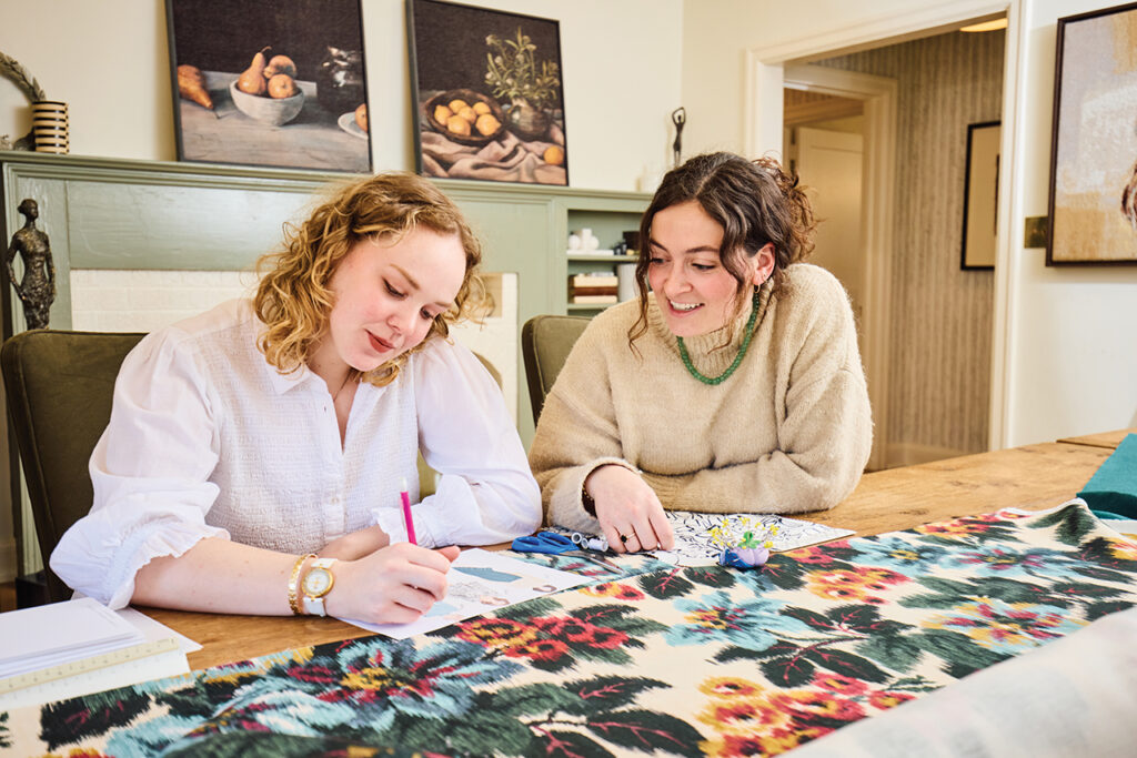 Clothing design meets the interior design