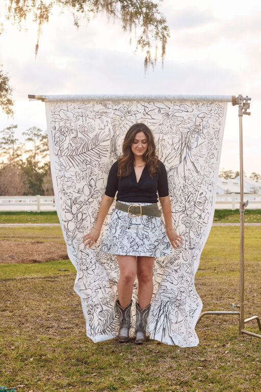 Clothing design meets the interior design