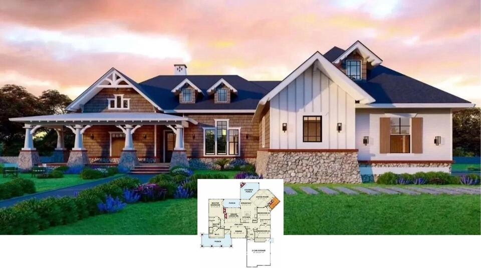 Let yourself be inspired by this 3 bedroom, 2,249 m². Ft. Home - Take a look at the floor plan