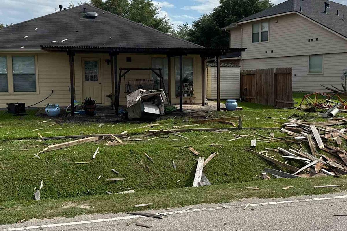 Woman who was killed several times after the SUV beats in the neighborhood fences and ends up in the back yard