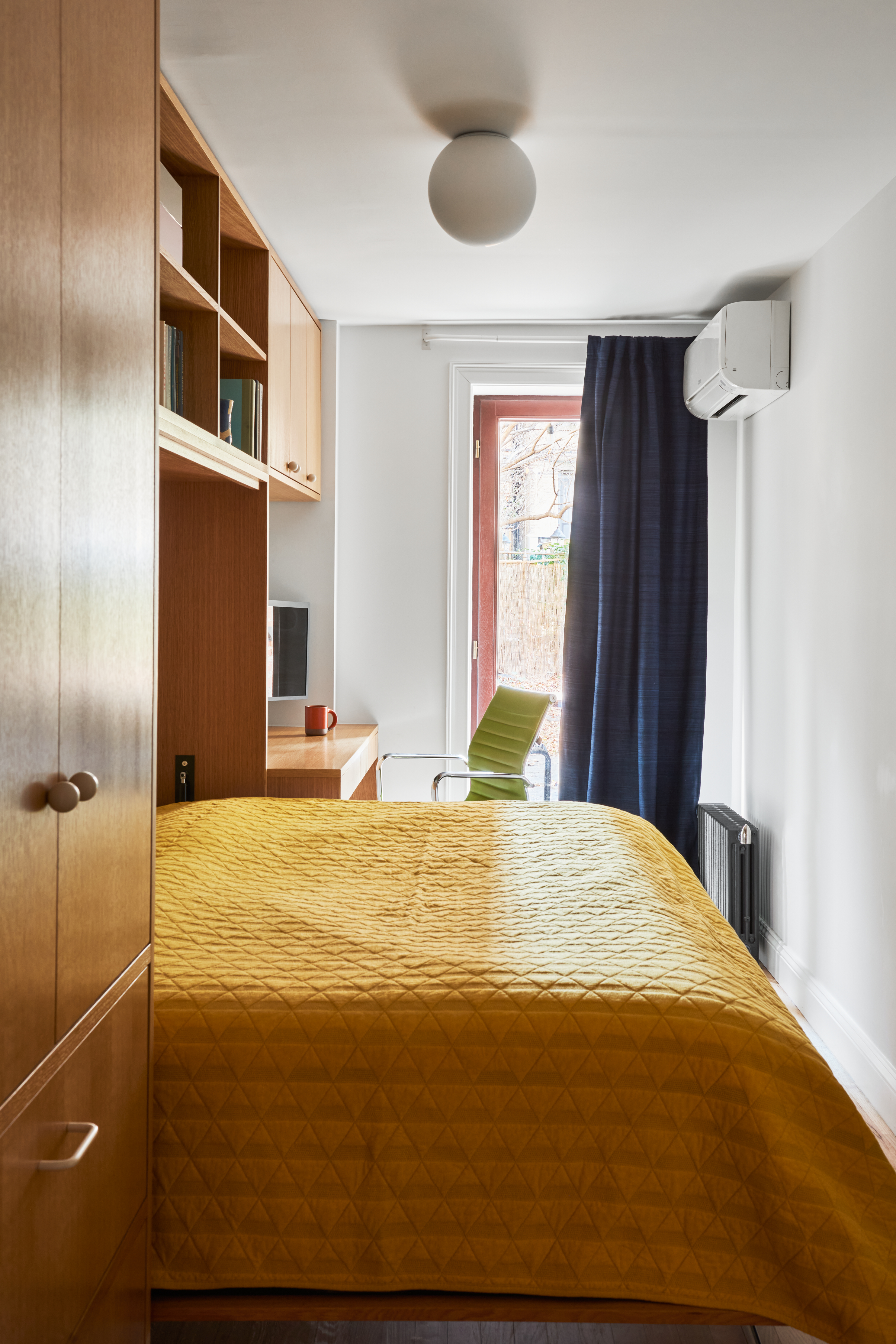 Primary bedroom yellow spread