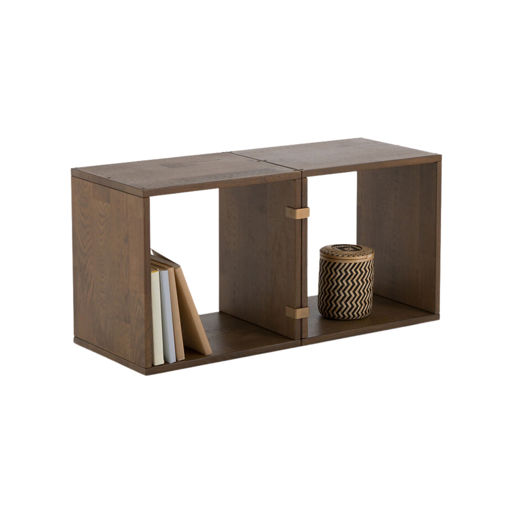 La Redoute, Edgar Solid Oak Storage Cube, 2 set of 2