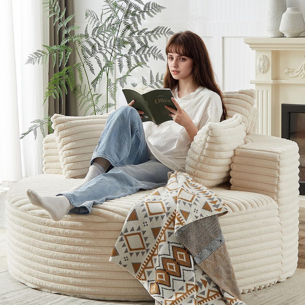 Cord oversized round chair Cord oversized round chair