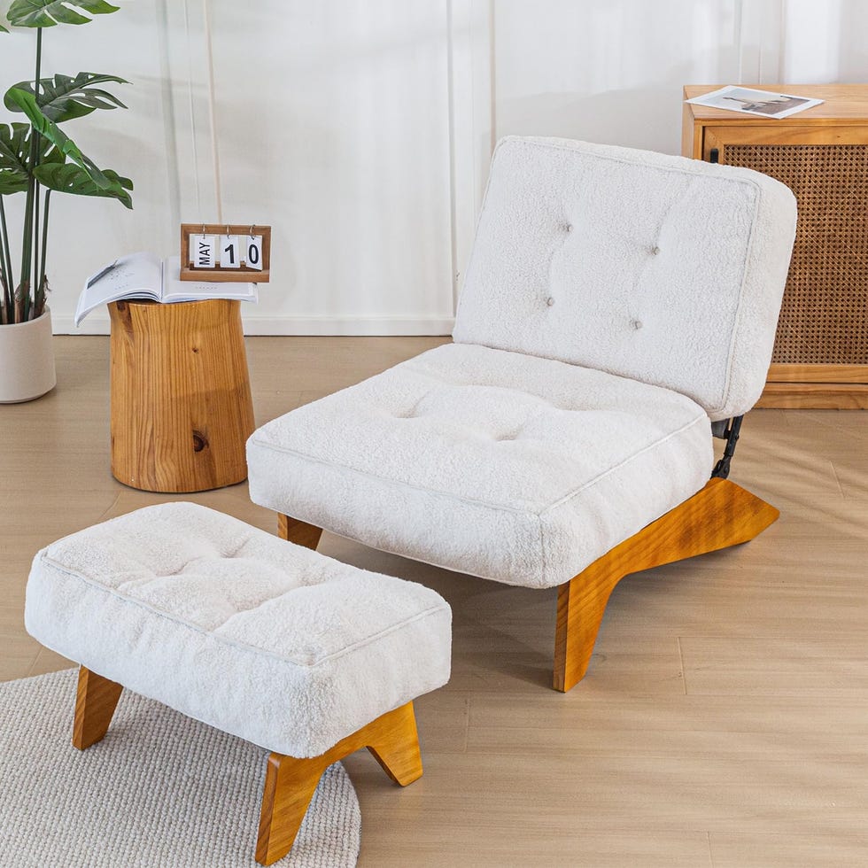 Adjustable accent chair with ottoman Adjustable accent chair with ottoman