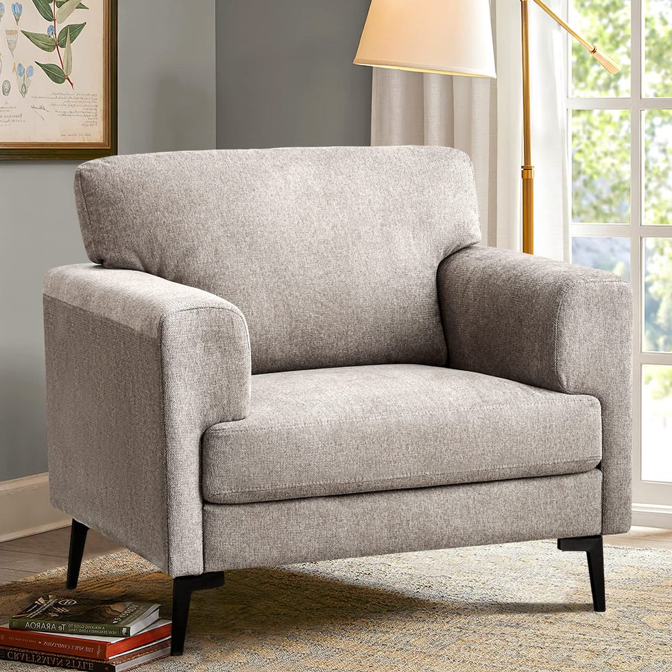 Linen fabric oversized akent chair Linen fabric oversized akent chair