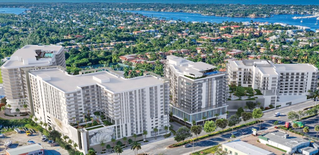 The aura in Metropolitan Naples is located at the intersection of the Fifth Avenue South and Davis Boulevard and is an investment in the future of the city.