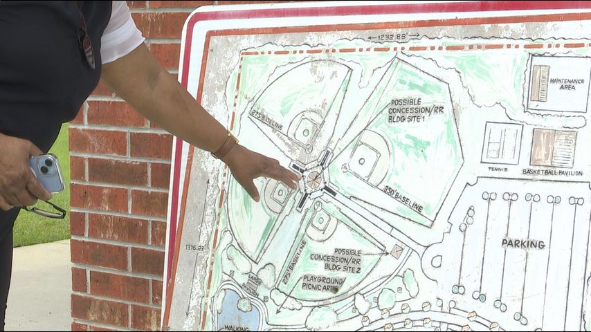 St. Helena swings after the fences while the community builds the first baseball complex