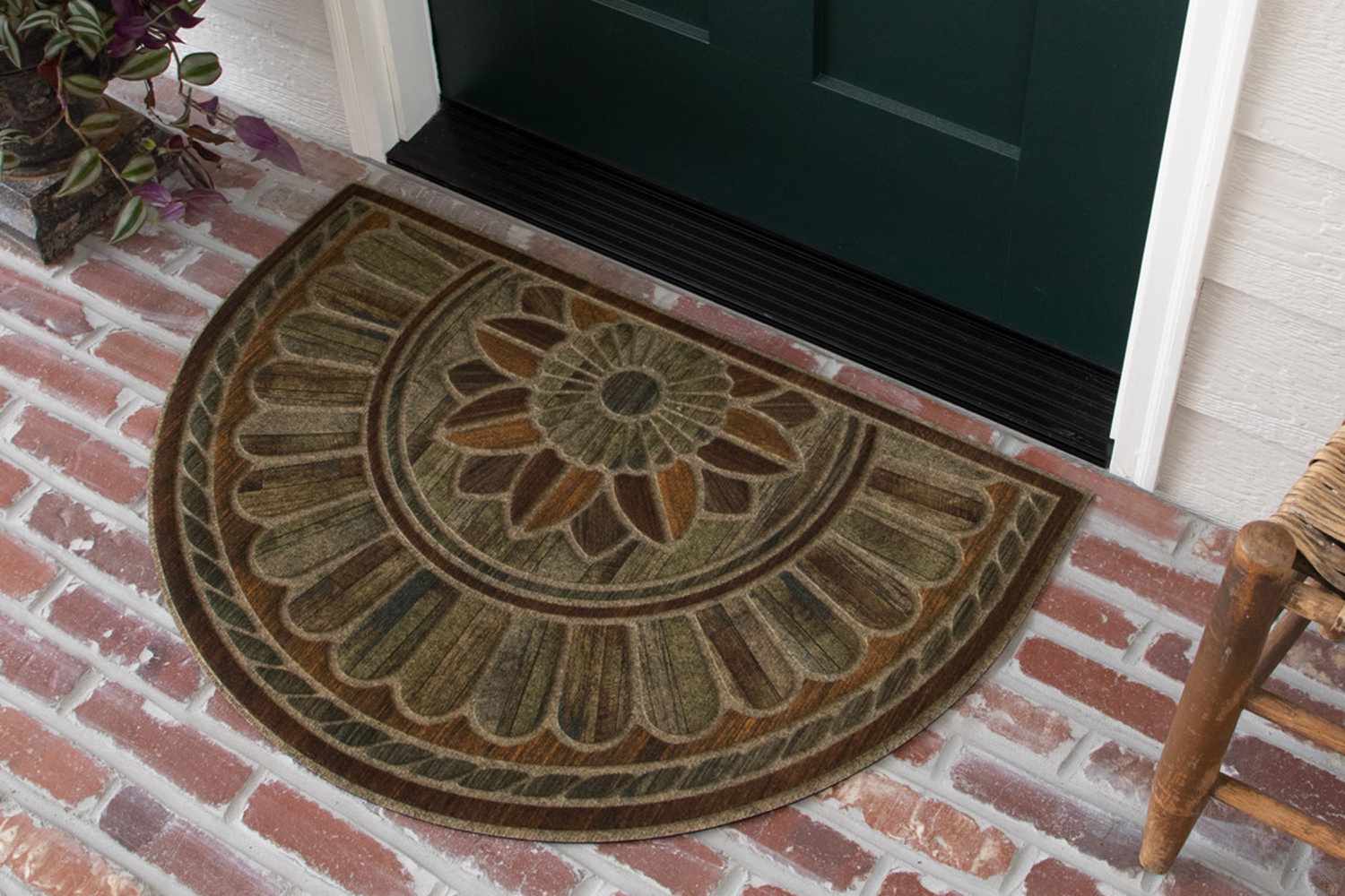 This 'robust and durable' floor mat is available from Wayfair