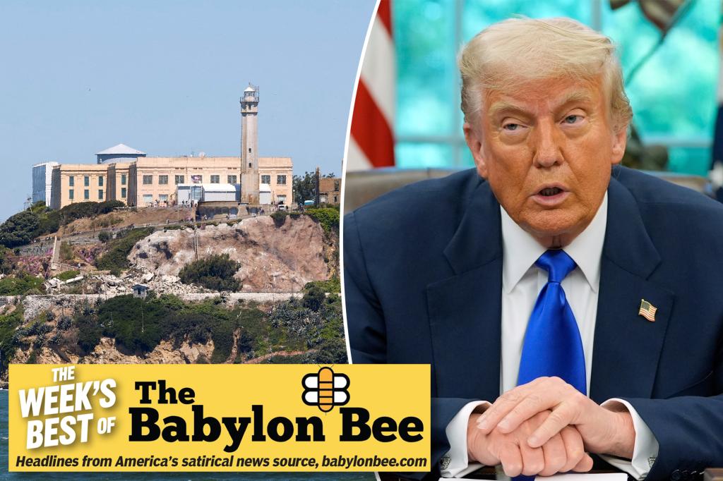 Trump extends Alcatraz by building fences around San Francisco and more