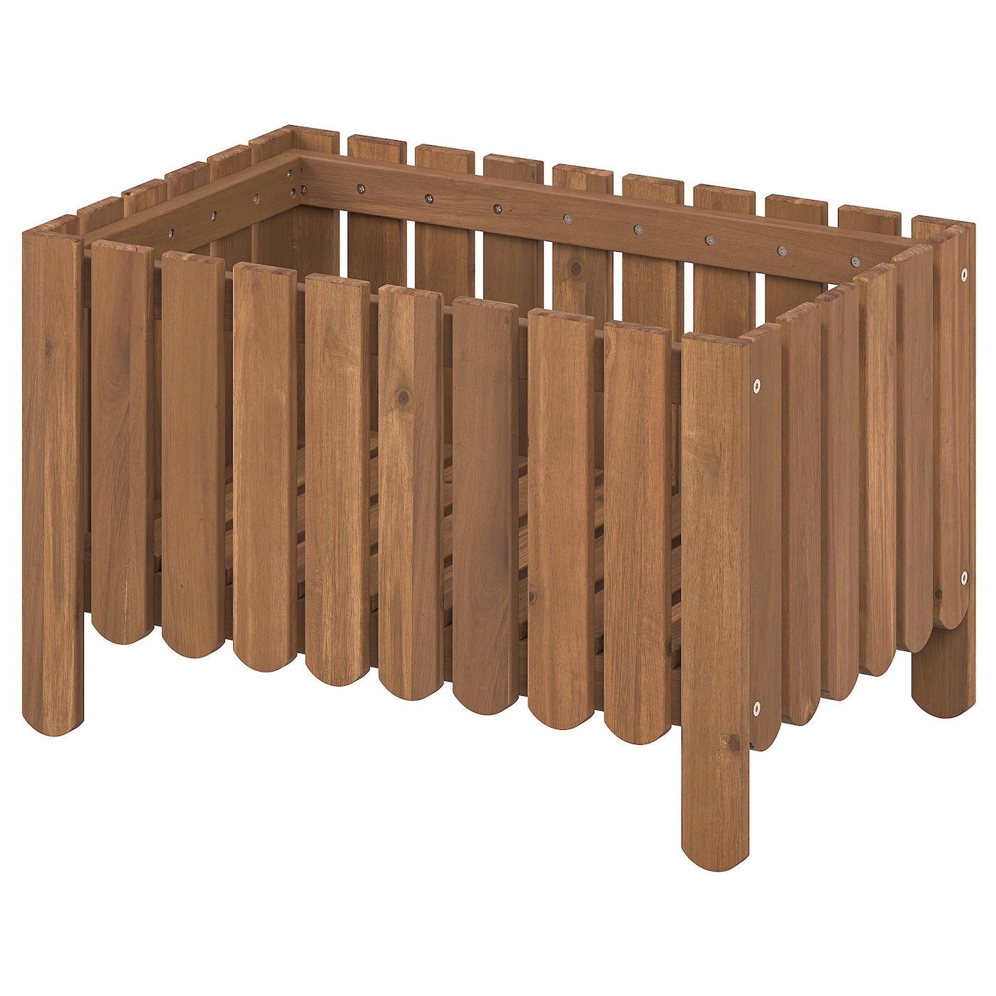 Askholmen flower box - dark brown