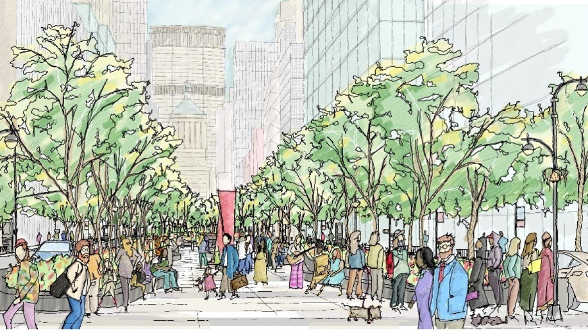 Park Ave to add landscapes and architecture to its street - NBC New York