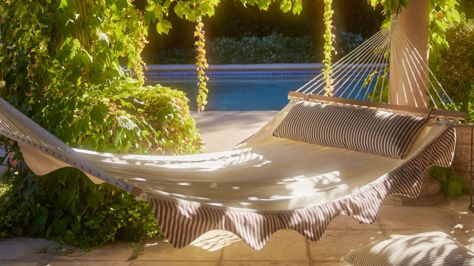 Lulu and Georgia's on trend hammock are reduced twice in summer sales