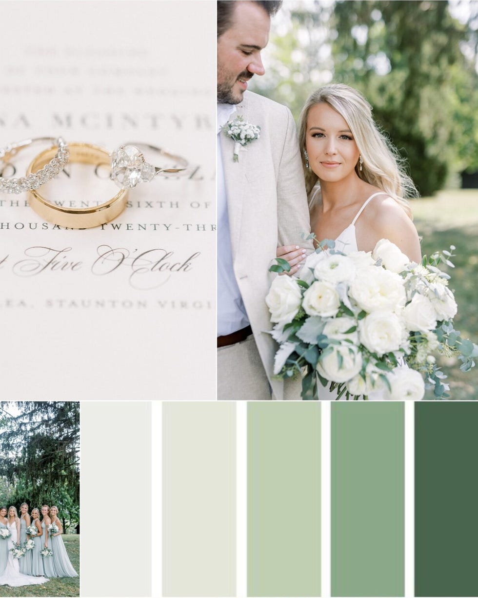 Wedding color schemes green and white Wedding color schemes green and white