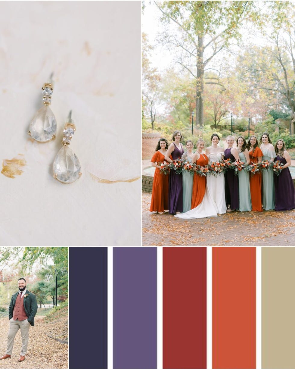 Wedding color schemes deep purple, red and green Wedding color schemes deep purple, red and green