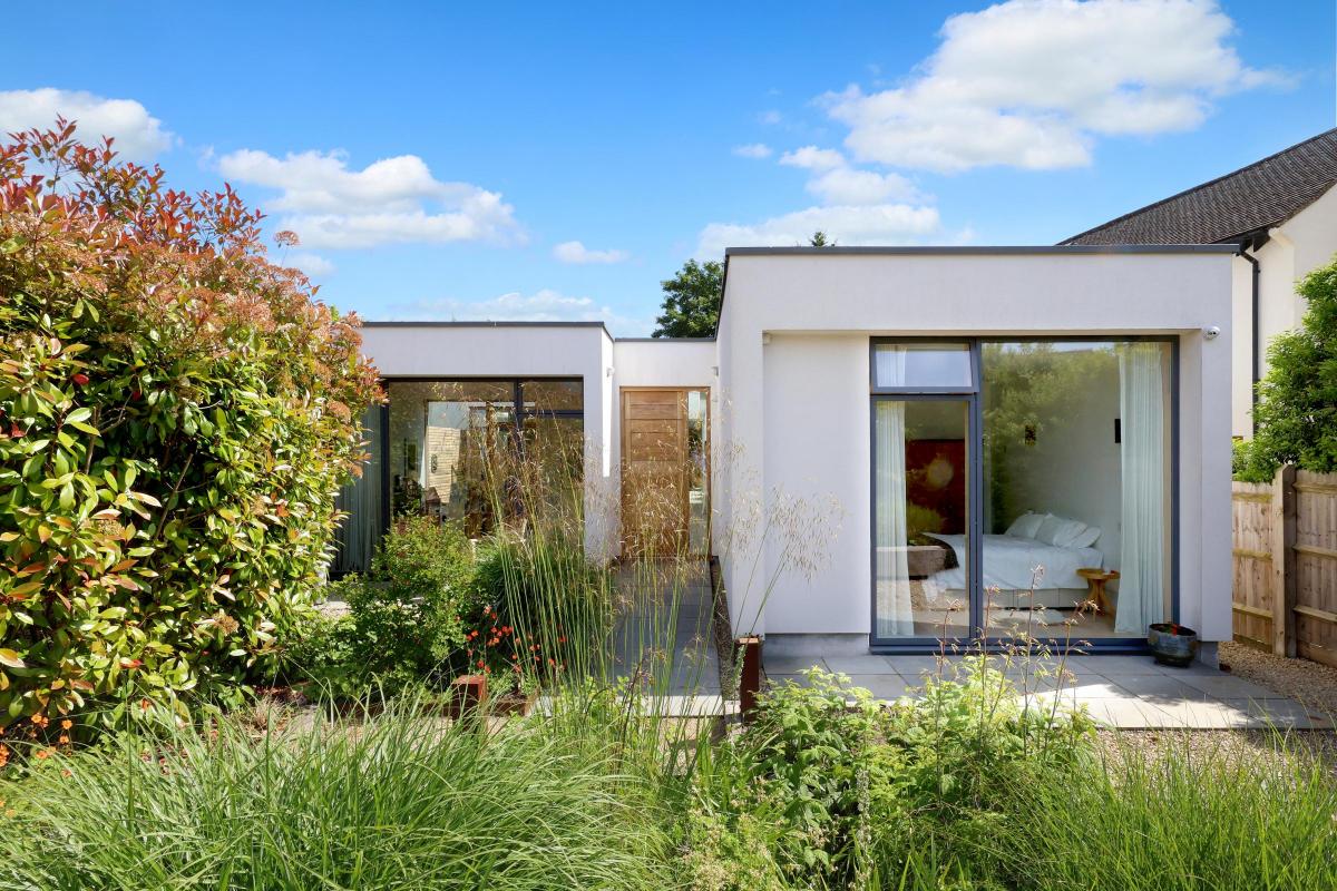 Contemporary house with 'green' roof on the market for almost 1.7 million GBP