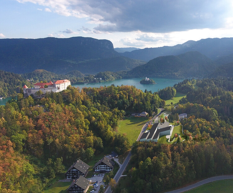 David Chipperfield Architects Designs LAH Contemporary Art Museum near Lake Bled, in Slovenia - Image 1 of 5